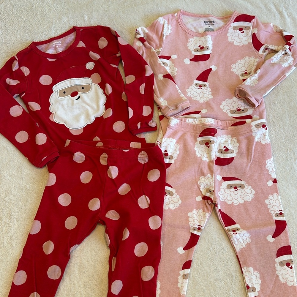Carters Christmas Pajamas, size 3T